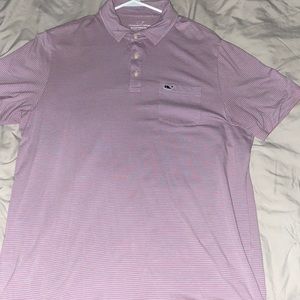 Blue/pink M vineyard vines polo